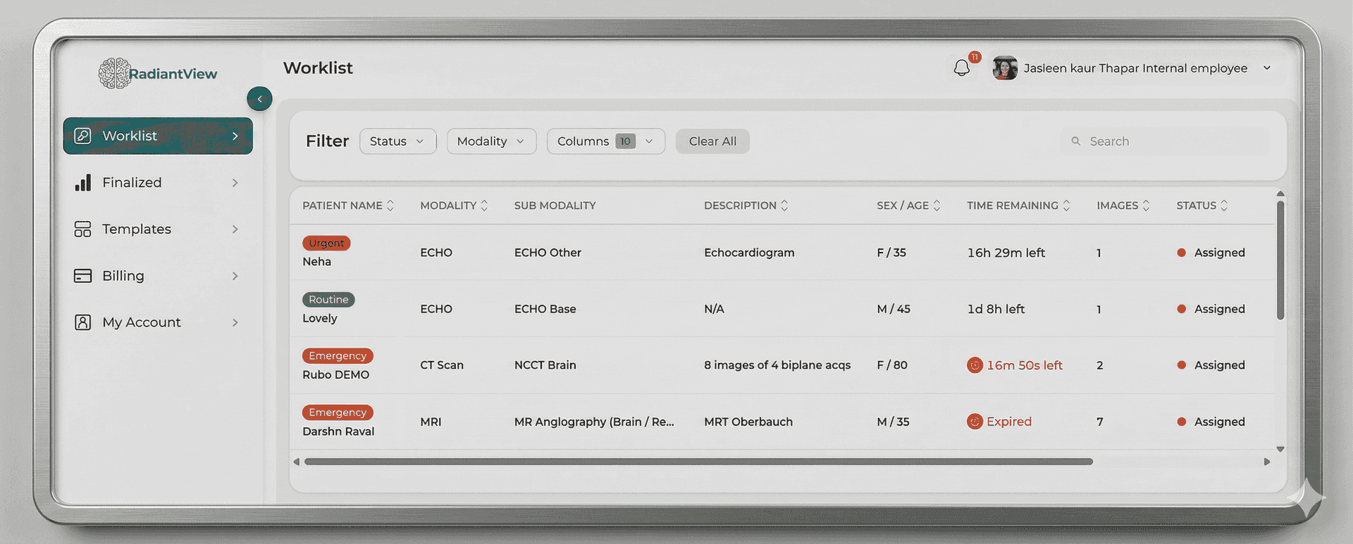 Teleradiology Platform UI